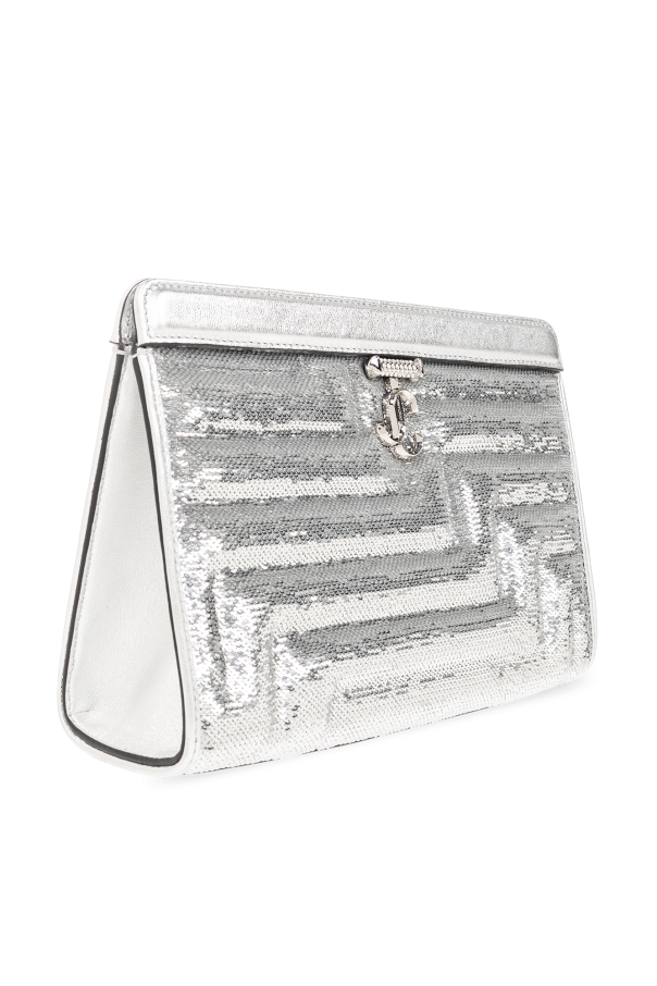 SchaferandweinerShops TW - Silver 'Avenue' clutch with